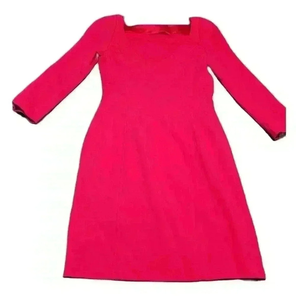 Diane Von Furstenberg Hot Pink Minidress - Picture 3 of 4